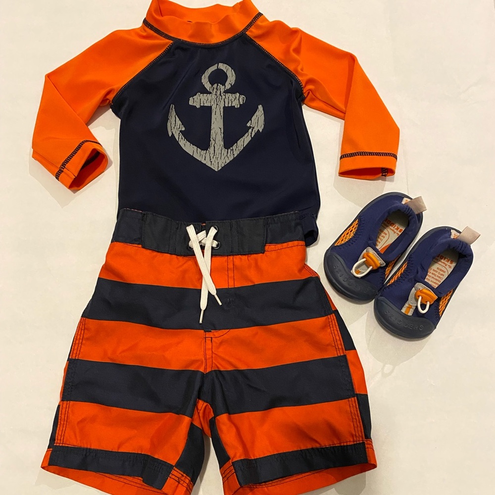 Swim Set with Skidders Swim Shoes